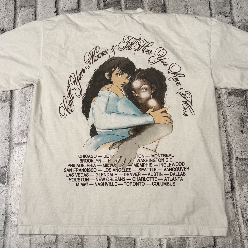 Drake Related Merch It's All A Blur Tour IAAB Call Your Mama T-Shirt Sz Large